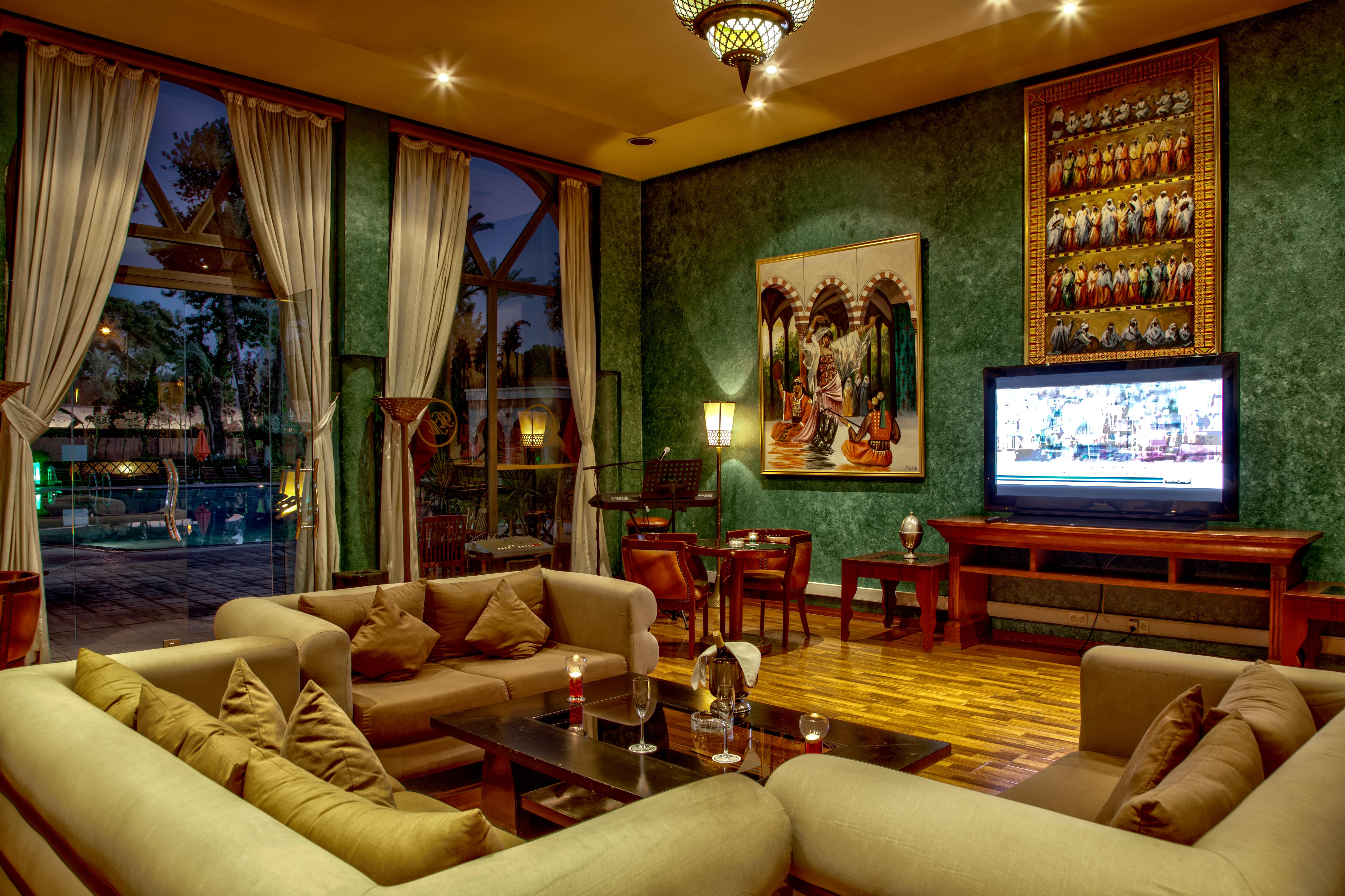 Royal Mirage Deluxe Hotell Marrakesh Eksteriør bilde The living room of a villa at the resort